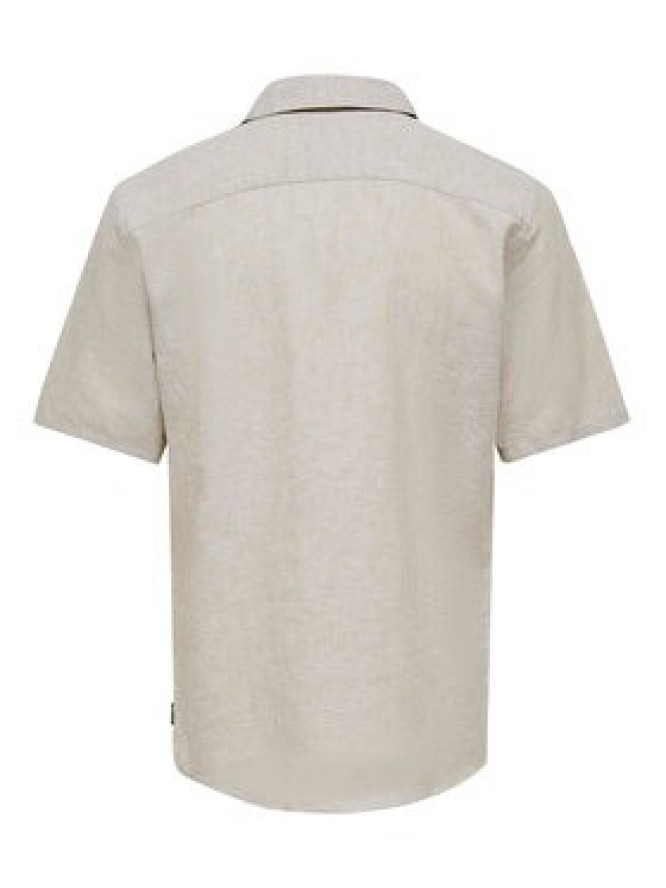 Only & Sons Koszula Caiden 22025116 Beżowy Slim Fit