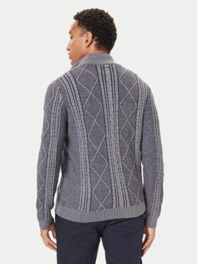 Guess Sweter M5BR44 Z2ZK2 Granatowy Regular Fit