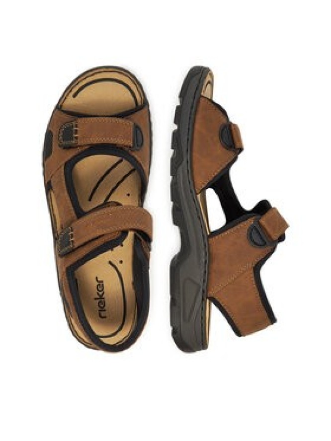 Rieker Sandały 26156-25 Brązowy