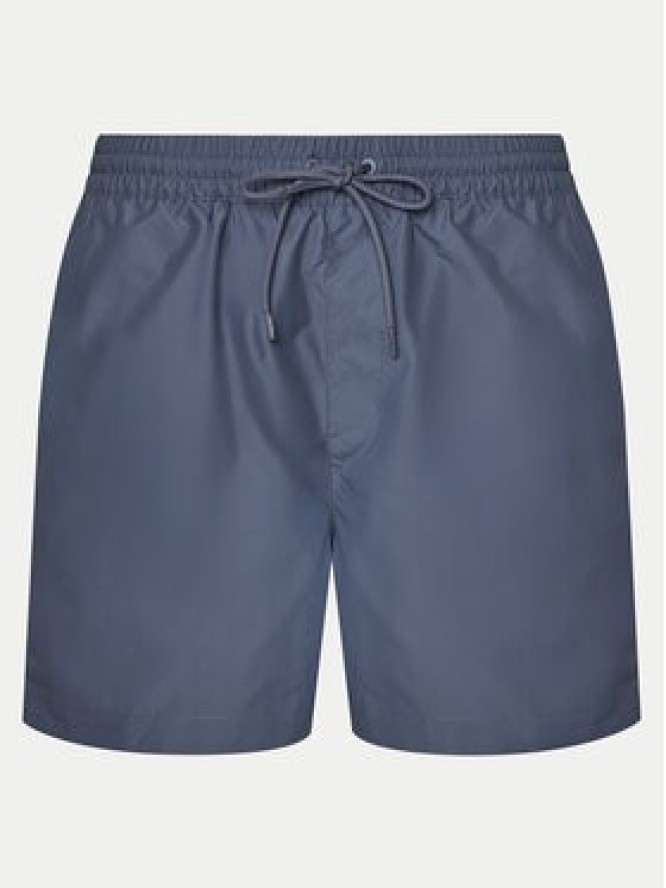 Calvin Klein Swimwear Szorty kąpielowe KM0KM01109 Niebieski Regular Fit