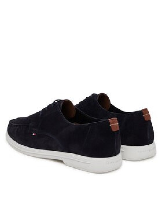 Tommy Hilfiger Mokasyny Moc T Derby FM0FM05495 Granatowy