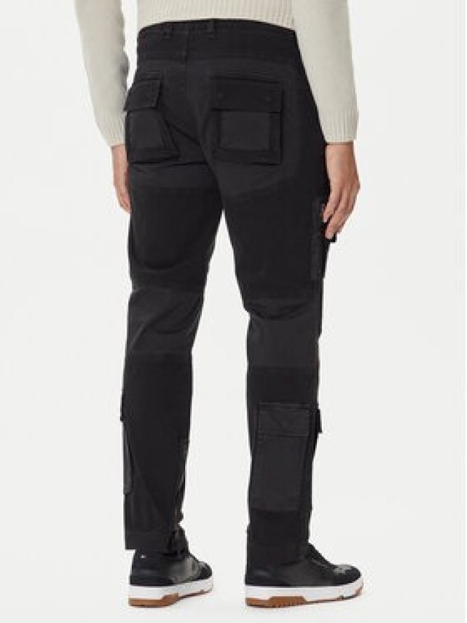 Aeronautica Militare Spodnie materiałowe 252PA1664UCT04241 Czarny Regular Fit