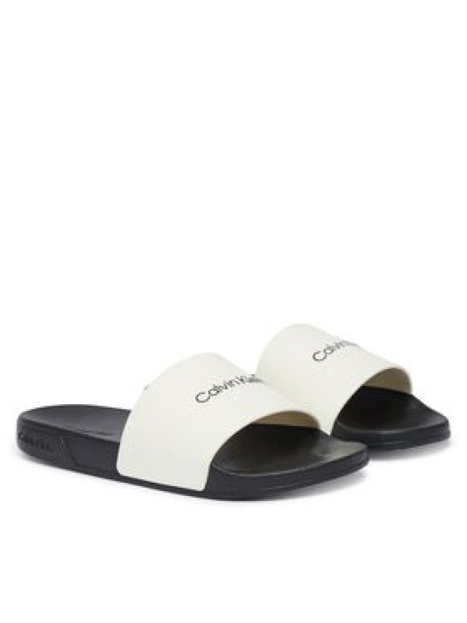 Calvin Klein Klapki Ess Slide Monobrand Cv HM0HM02107 Biały