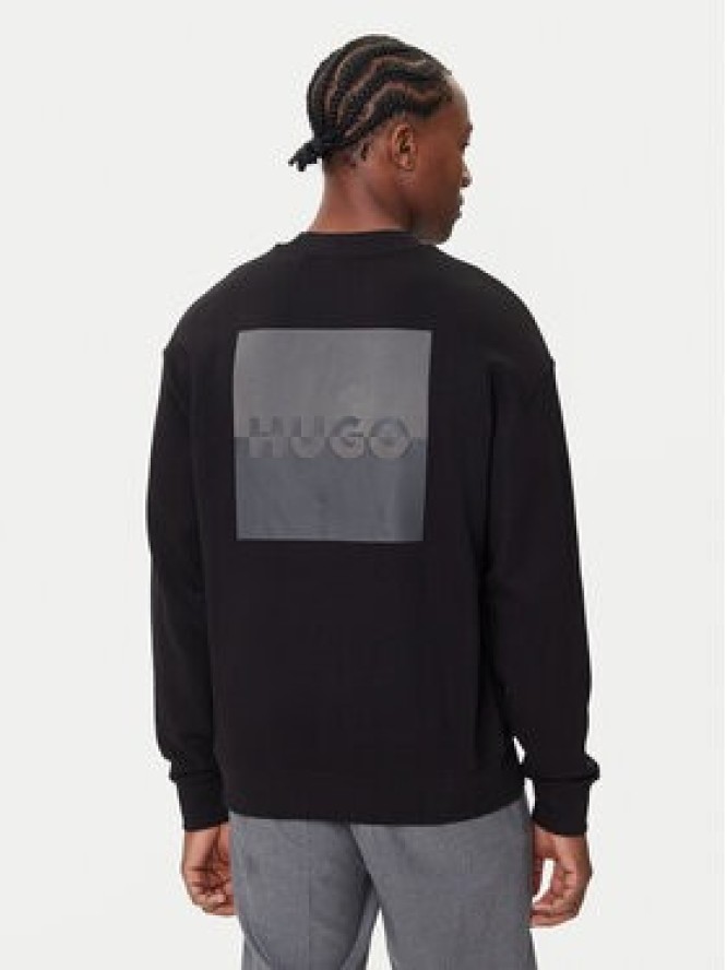 HUGO Bluza Dusplited 50542847 Czarny Relaxed Fit