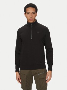 G-Star Raw Bluza Nifous Half Zip D26305-D566 6484 Czarny Regular Fit