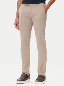 Bugatti Spodnie materiałowe 4220 16224 Beżowy Slim Fit