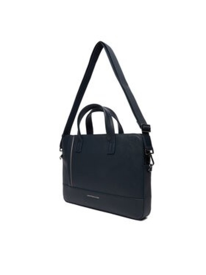 Tommy Hilfiger Torba na laptopa Th Central Slim Computer Bag AM0AM13631 Granatowy