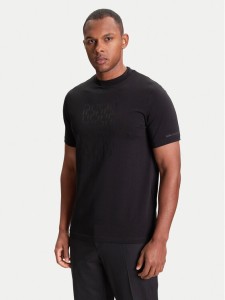 KARL LAGERFELD T-Shirt 755037 553235 Czarny Regular Fit