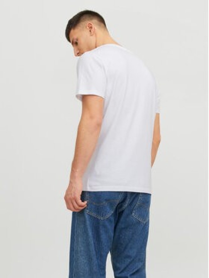 Jack & Jones T-Shirt Corp 12233999 Biały Standard Fit