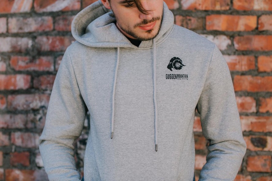 Męska bluza polarowa z kapturem i długim rękawem Outdoor