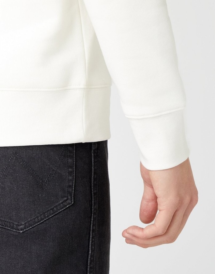 MĘSKA BLUZA WRANGLER SOUL REBEL CREW WHITE W681H1989 112141474