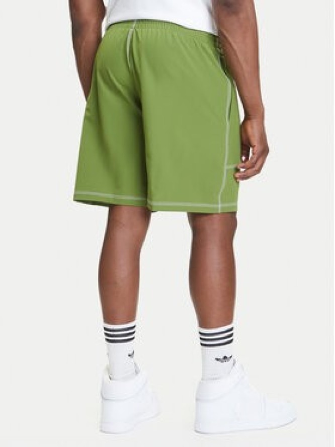 adidas Szorty sportowe Trefoil Essentials KA8540 Zielony Loose Fit