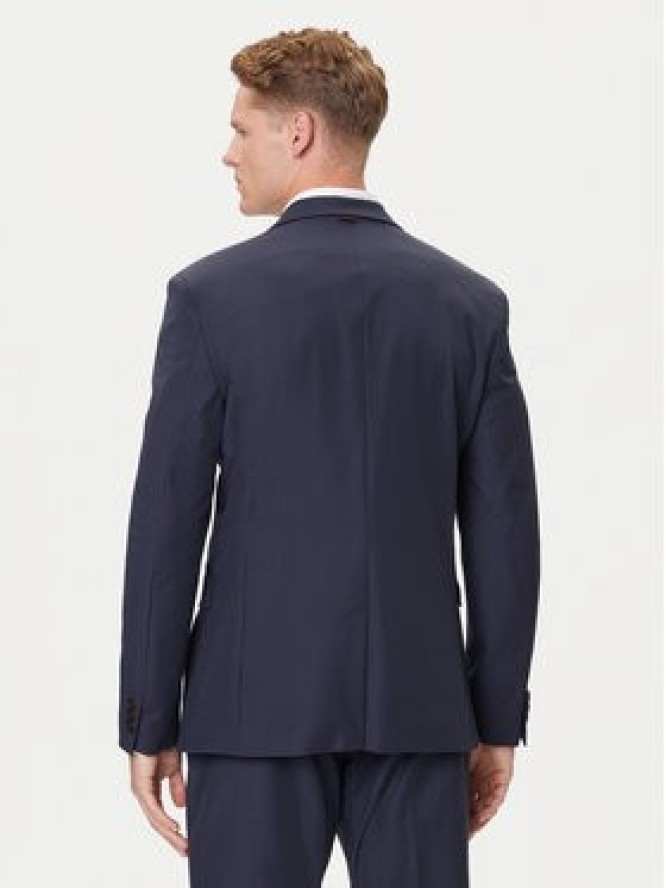 Guess Marynarka M4YN00 WG9Z2 Granatowy Regular Fit