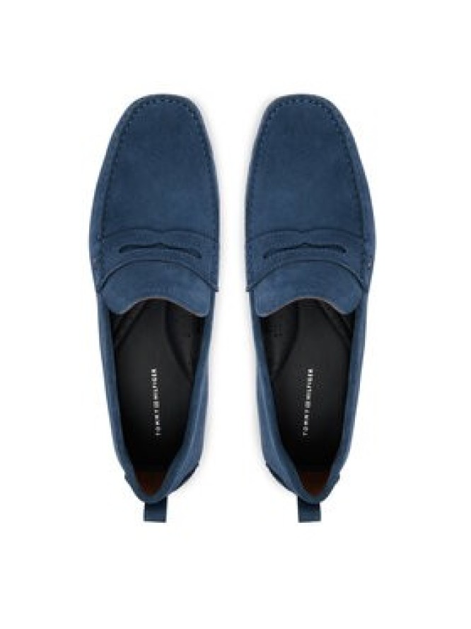 Tommy Hilfiger Mokasyny Core Hilfiegr Suede Driver FM0FM05789 Niebieski