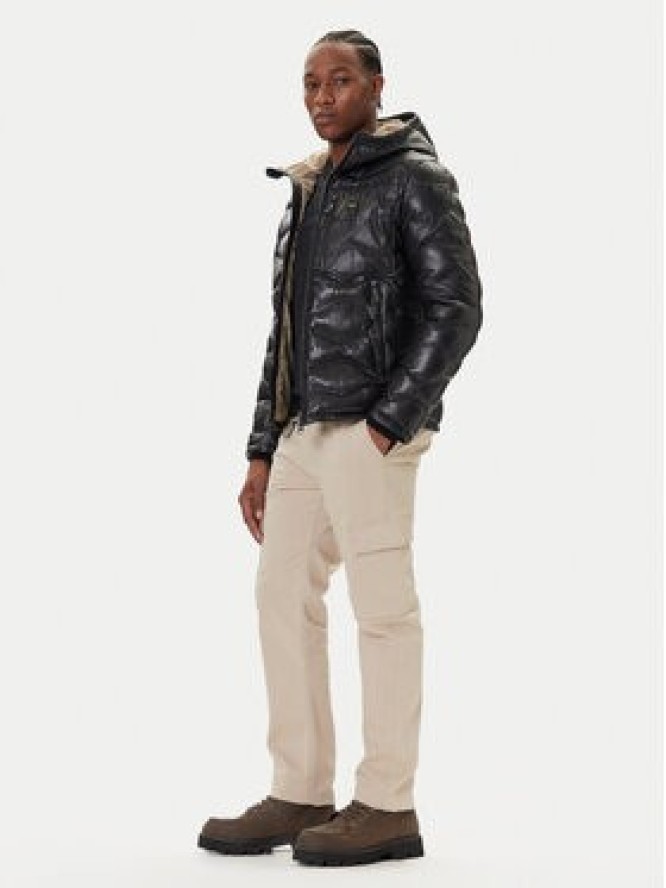 Blauer Kurtka skórzana 25WBLUL01314 007012 Czarny Regular Fit