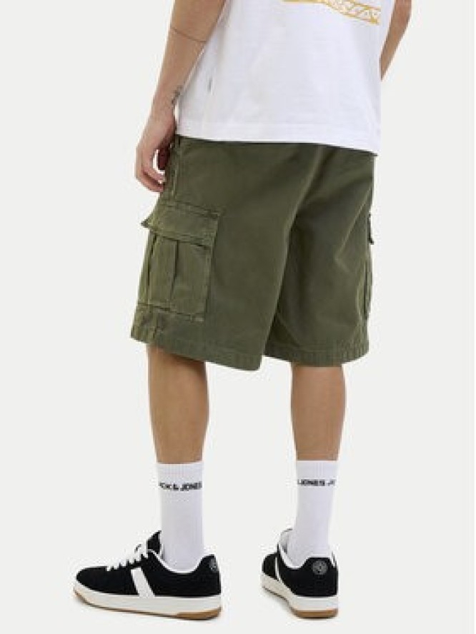 Jack & Jones Szorty materiałowe Karl 12269374 Zielony Loose Fit