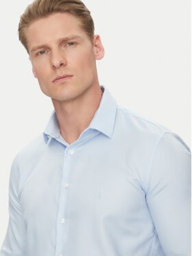 Calvin Klein Koszula K10K114316 Niebieski Slim Fit