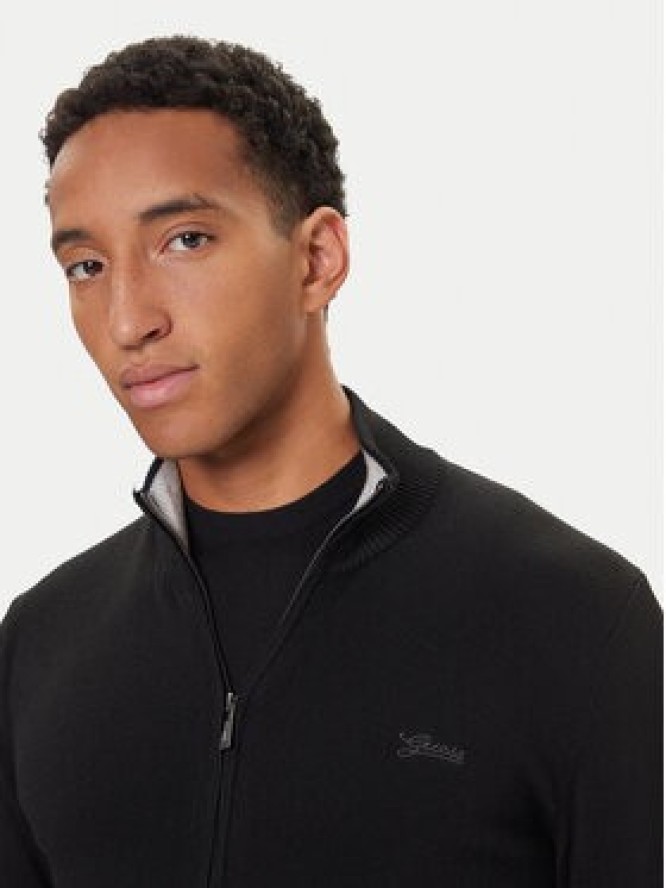 Guess Kardigan M5YR28 Z0122 Czarny Slim Fit