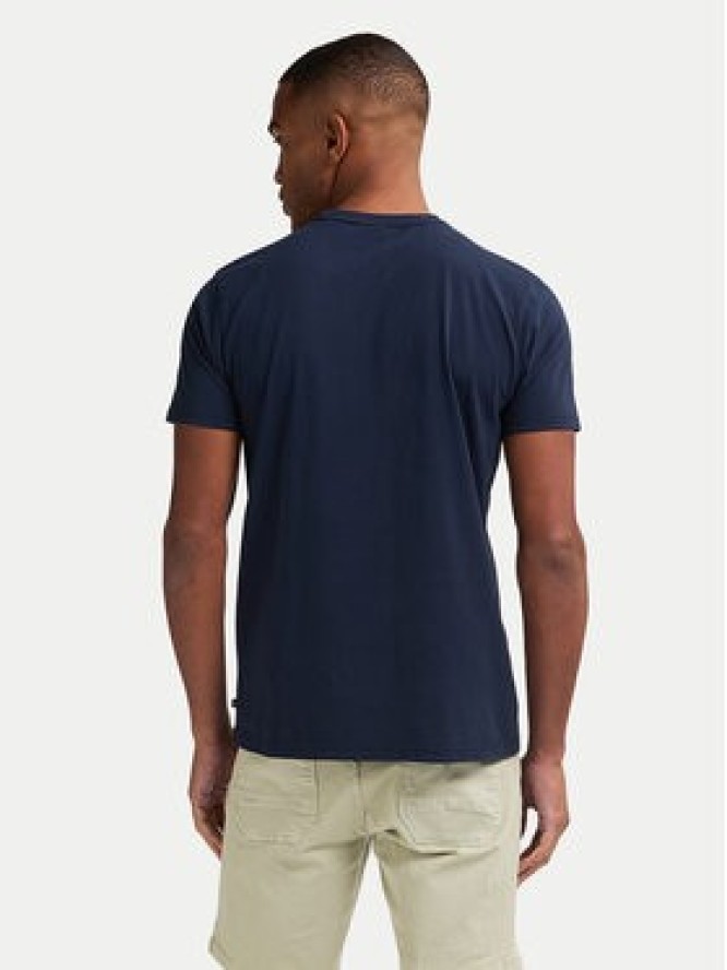 Petrol Industries T-Shirt M-1050-TSR634 Granatowy Regular Fit