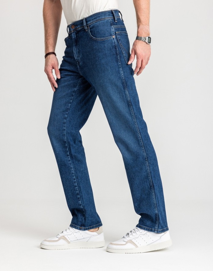 WRANGLER MĘSKIE SPODNIE JEANSOWE JEANSY DŻINSY TEXAS THE ROCK W1218450X 112335241
