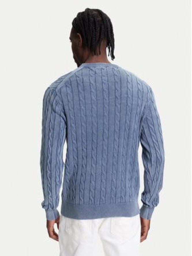 Tommy Hilfiger Sweter Classic MW0MW39524 Błękitny Regular Fit