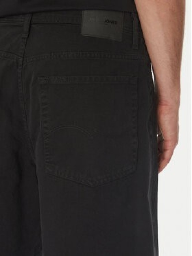 Jack & Jones Szorty jeansowe Owen 12277167 Czarny Baggy Fit
