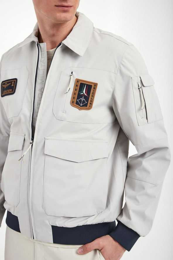 Kurtka męska z kołnierzem AERONAUTICA MILITARE