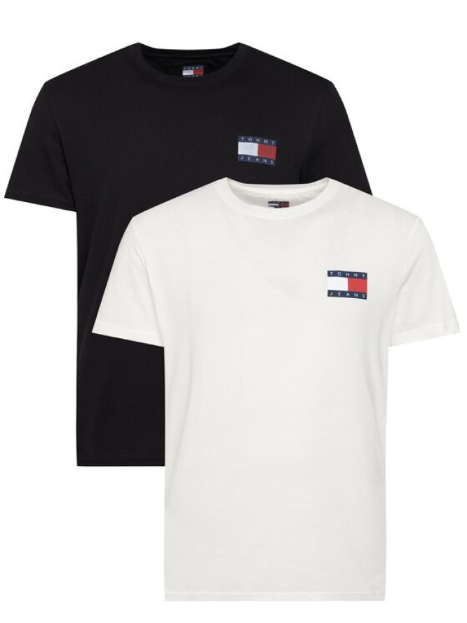 Tommy Jeans Komplet t-shirtów Ess Flag DM0DM22143 Kolorowy Slim Fit
