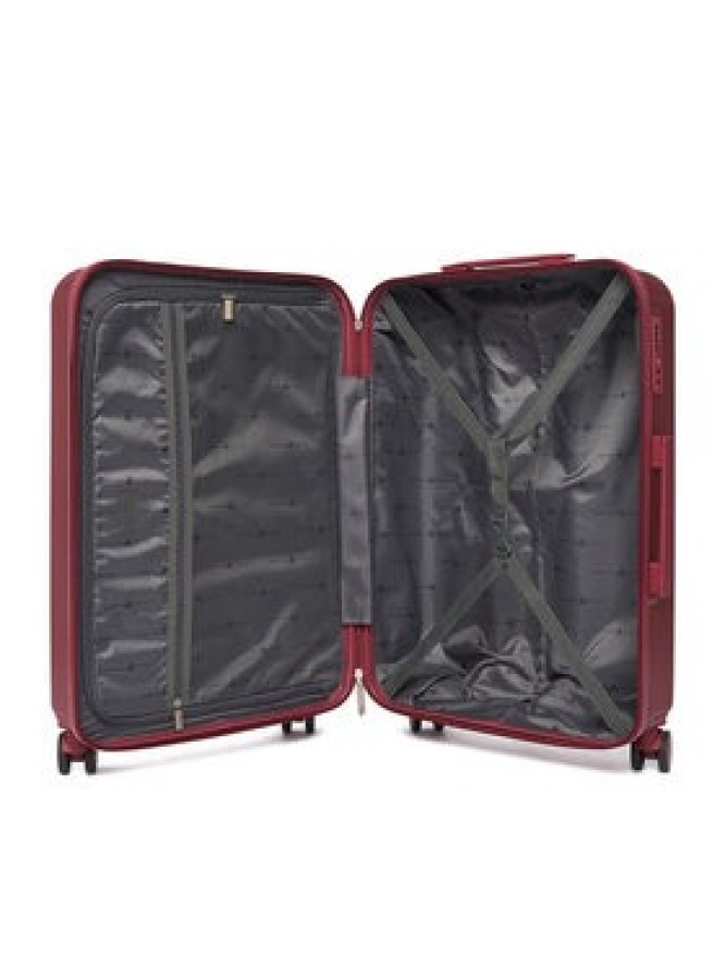 Beverly Hills Polo Club Walizka średnia CEO-BHPC-M-004-08-BURGUNDY Bordowy