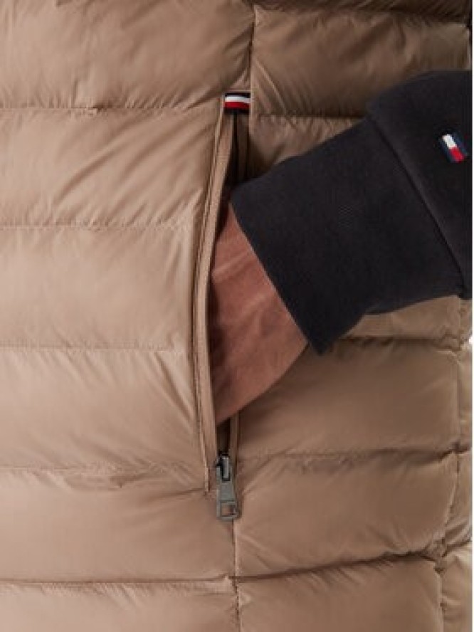 Tommy Hilfiger Kamizelka MW0MW37677 Beżowy Regular Fit