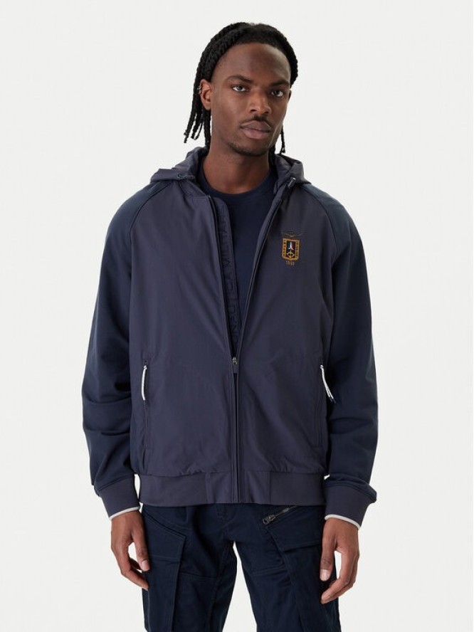Aeronautica Militare Kurtka przejściowa 261AF0519UCT04291 Granatowy Regular Fit