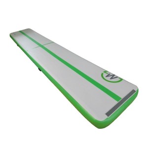 Mata dmuchana Airtrack MASTER 600 x 100 x 20 cm - szaro-zielona
