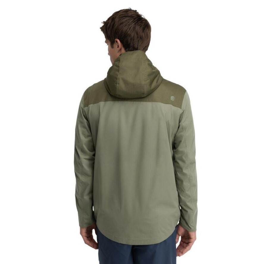 Męska przeciwdeszczowa kurtka trekkingowa Siroko Ventra Green