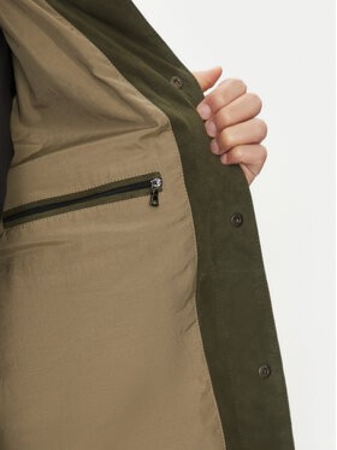 JOOP! Jeans Kurtka skórzana 15 Georg 80000766 Zielony Regular Fit