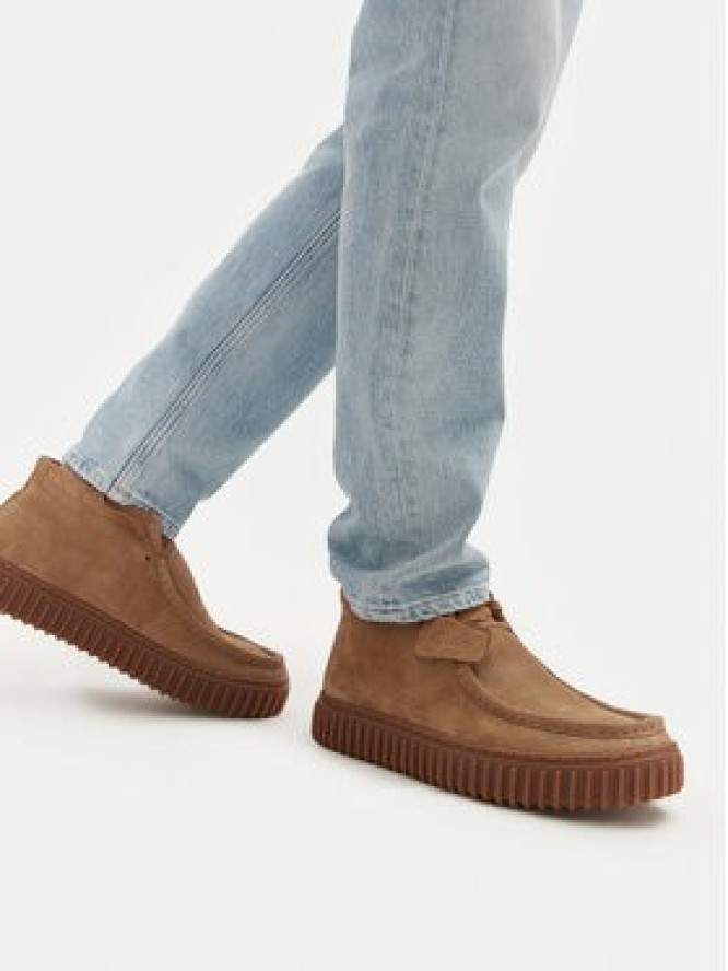 Clarks Trzewiki Torhill Hi 26173663 Brązowy