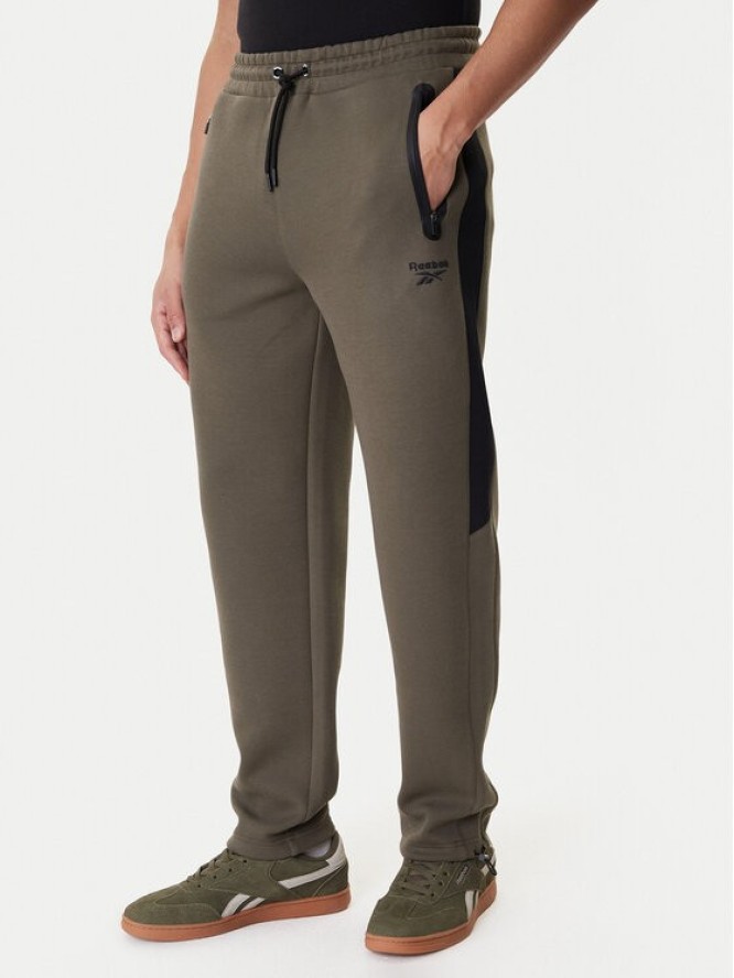 Reebok Spodnie dresowe Andrews RK25545CCM Zielony Regular Fit