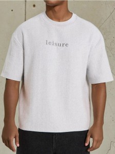 Bluza z krótkim rękawem - szary