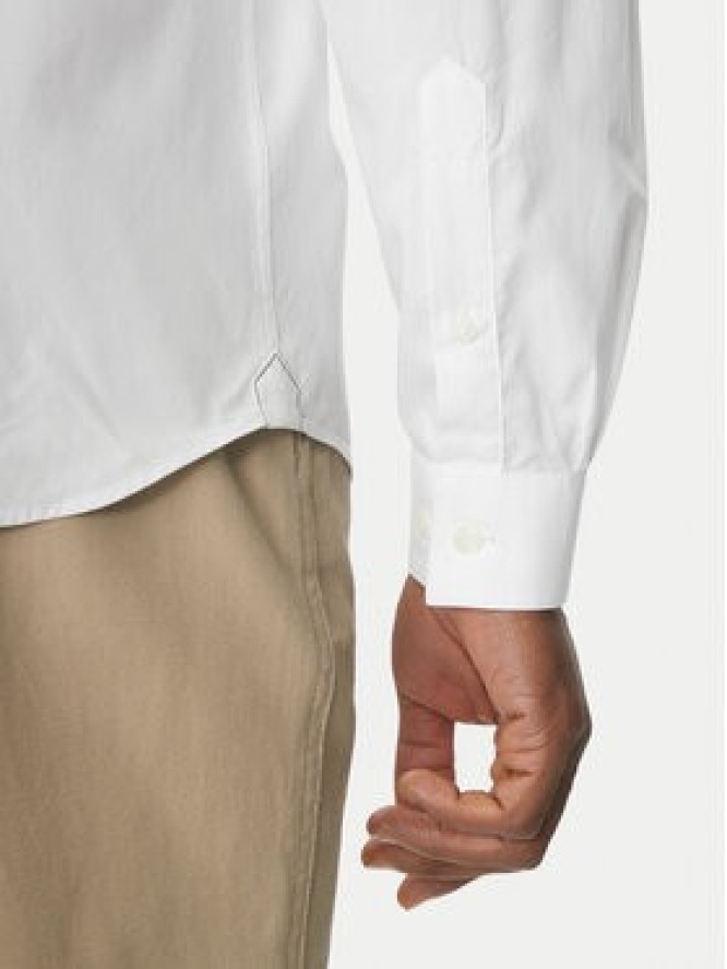 Lacoste Koszula CH5620 Biały Slim Fit