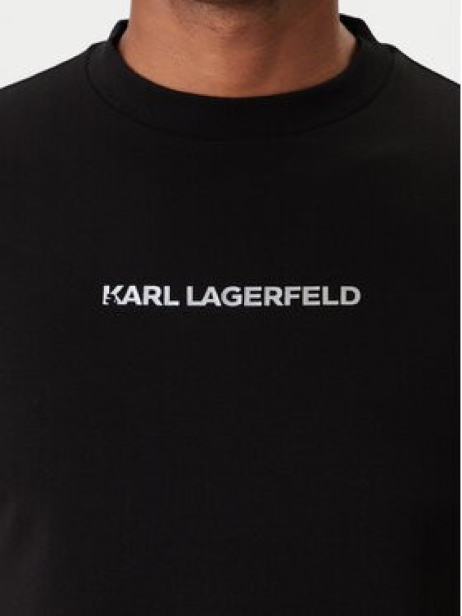 KARL LAGERFELD T-Shirt 755403 554235 Czarny Slim Fit