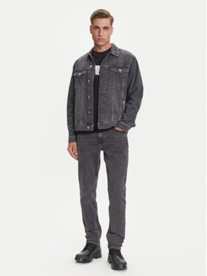 Karl Lagerfeld Jeans Kurtka jeansowa A3M14062 Szary Regular Fit