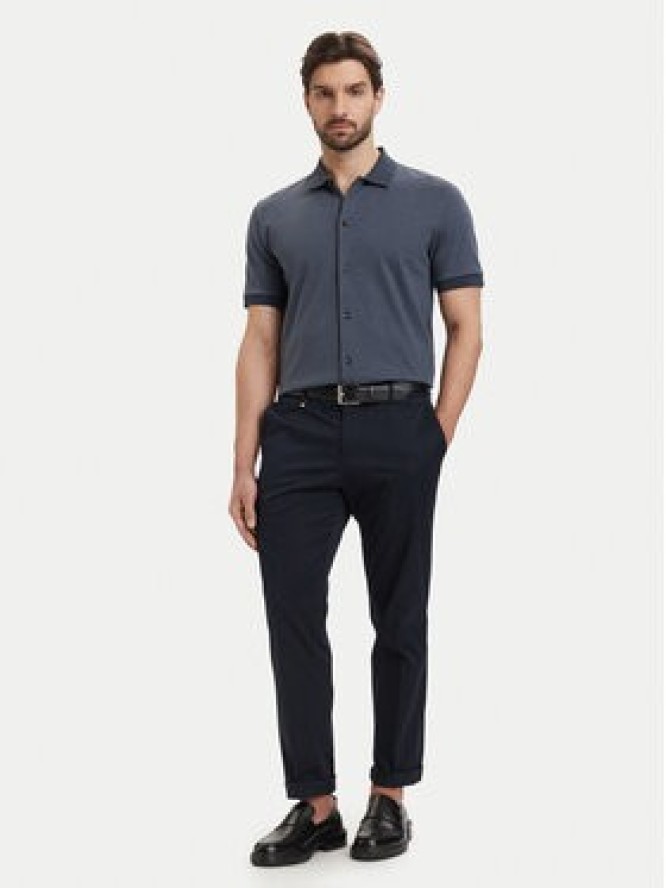 BOSS Koszula H-Powell 102 50560014 Granatowy Regular Fit