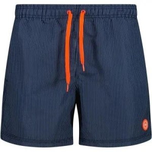 cmp Męskie Szorty Kąpielowe Paskowane z Mikrofibry – 06LV Shadow-Navy