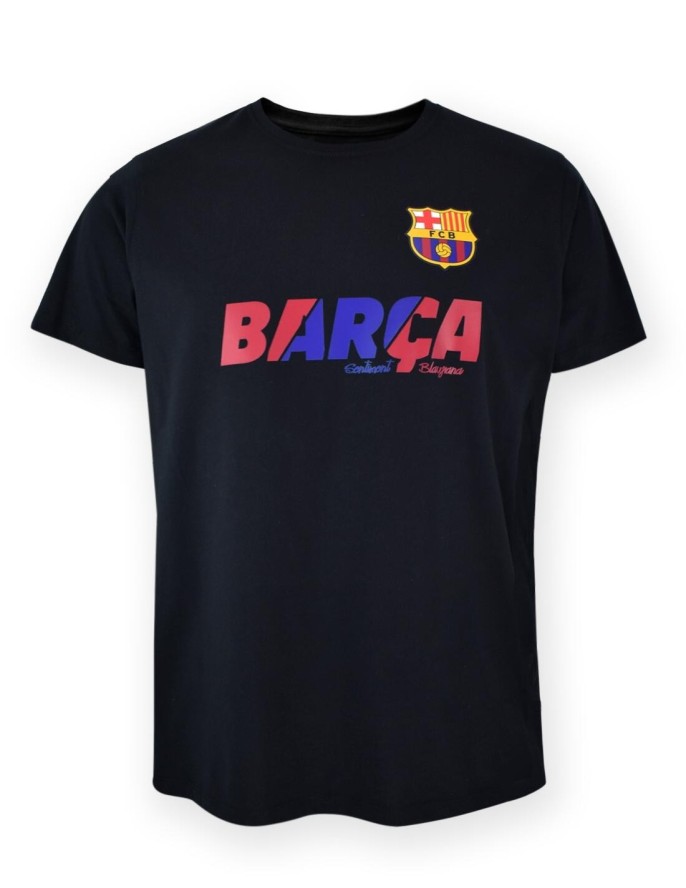 FC Barcelona czarna koszulka dla dorosłych