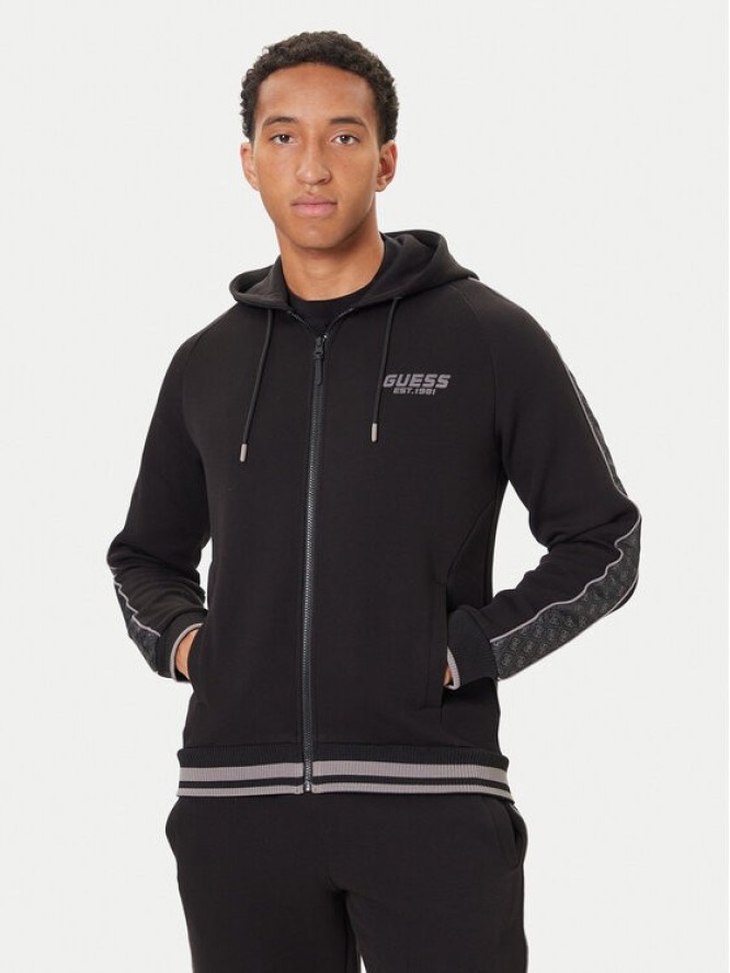 Guess Bluza Z5BQ12 KB3P2 Czarny Regular Fit