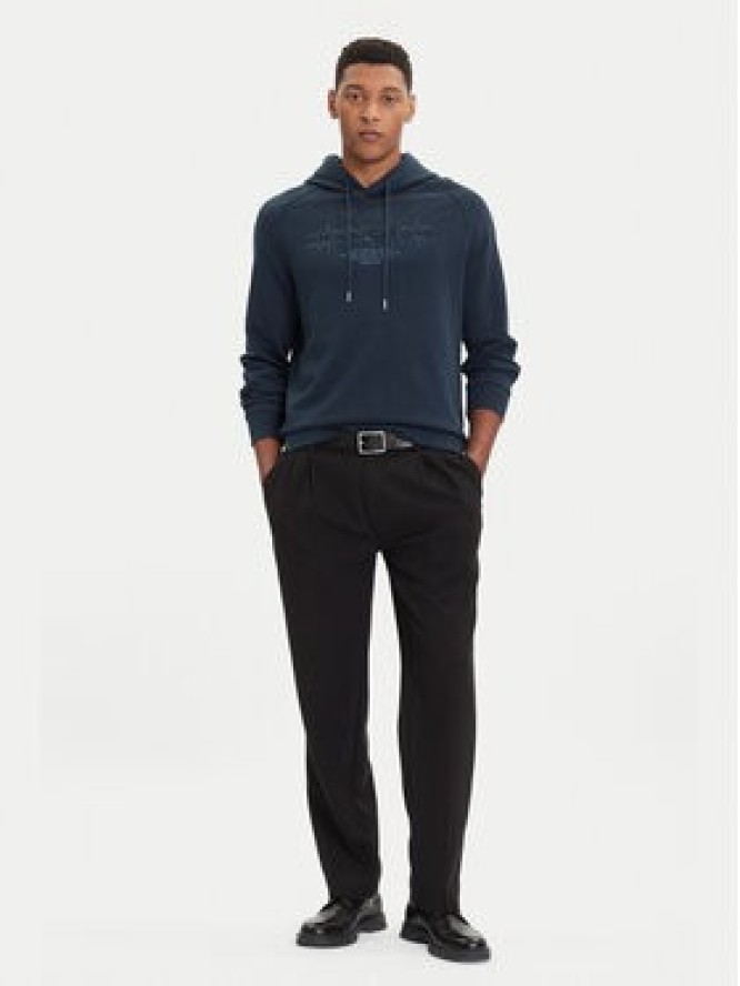 Marc O'Polo Bluza 528 4010 54078 Granatowy Regular Fit