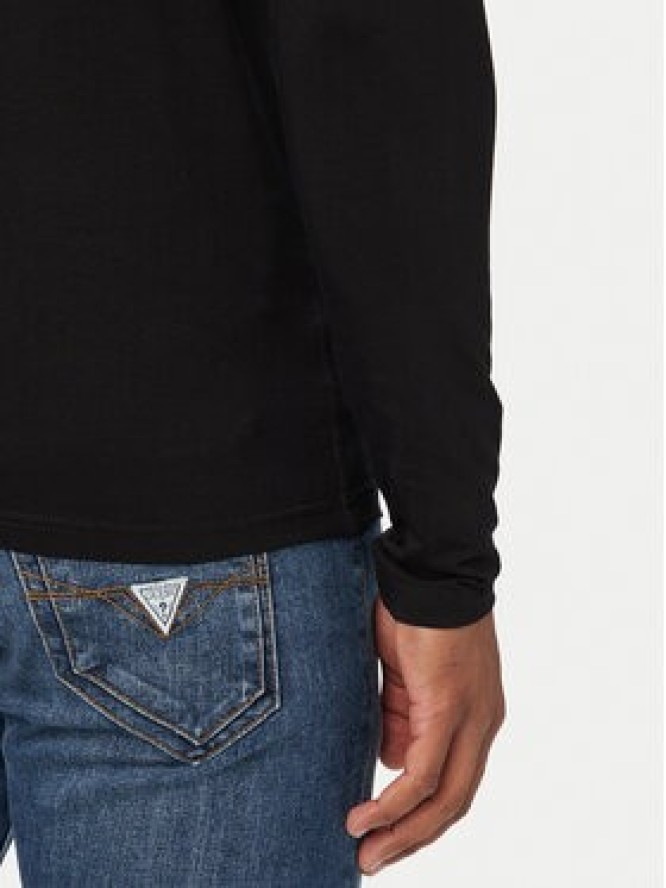 Guess Longsleeve M6YI28 K3733 Czarny Regular Fit
