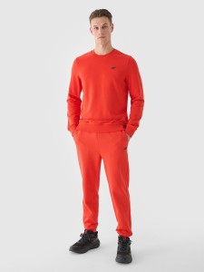 4F Spodnie dresowe joggery męskie - czerwone 3XL