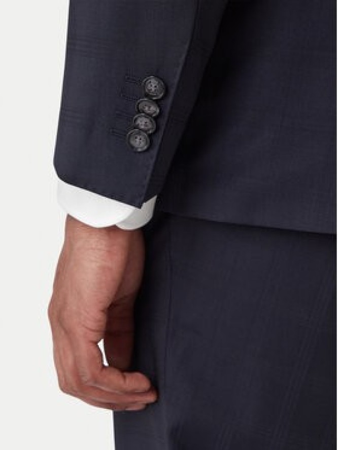 BOSS Garnitur H-Huge 50557259 Granatowy Slim Fit