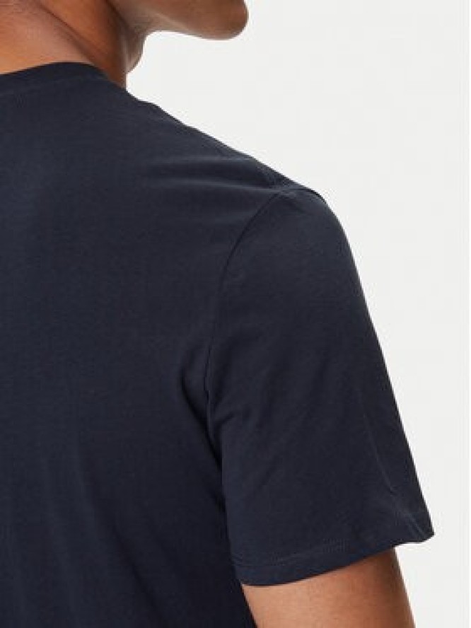 Mustang T-Shirt Austin 1016853 Granatowy Regular Fit