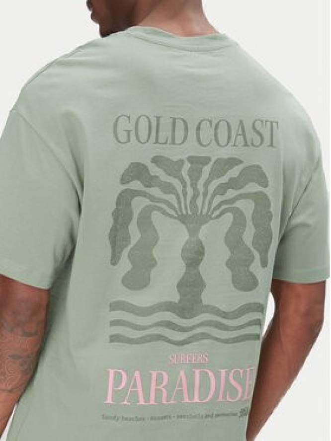 Jack & Jones T-Shirt Ames 12268471 Zielony Relaxed Fit